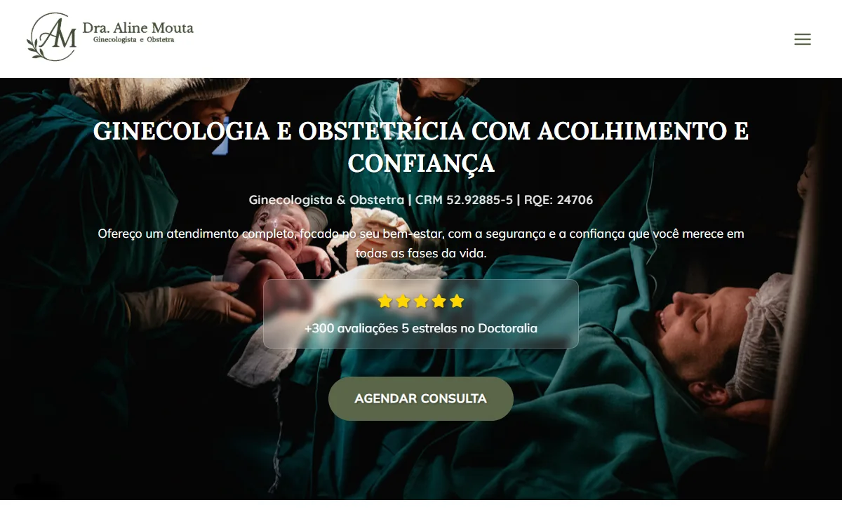 Site Dra. Aline Mouta