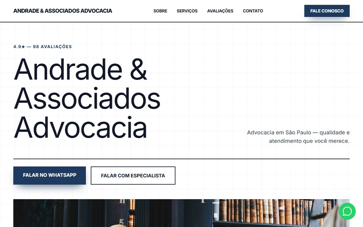 Site Andrade & Associados