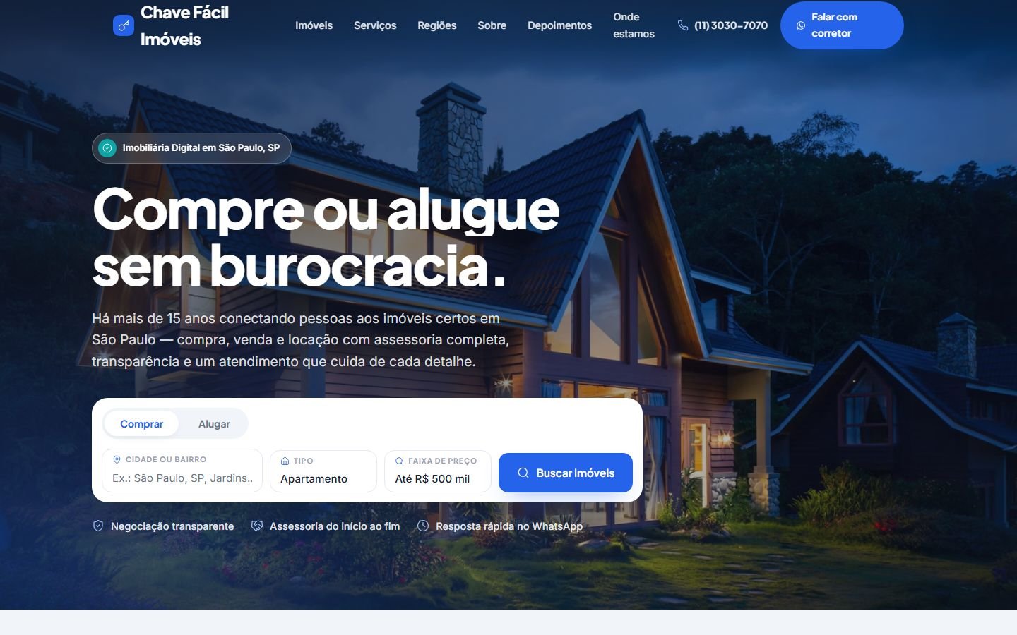 Site Chave Fácil Imóveis