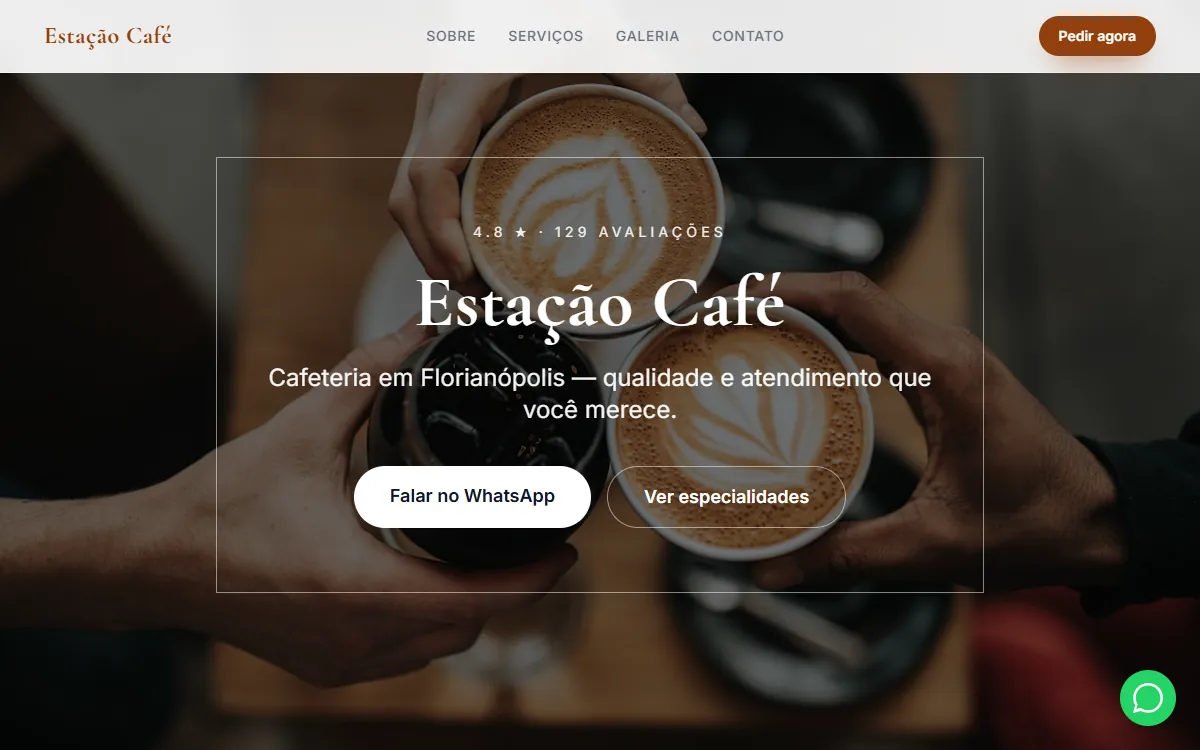 Site Estação Café