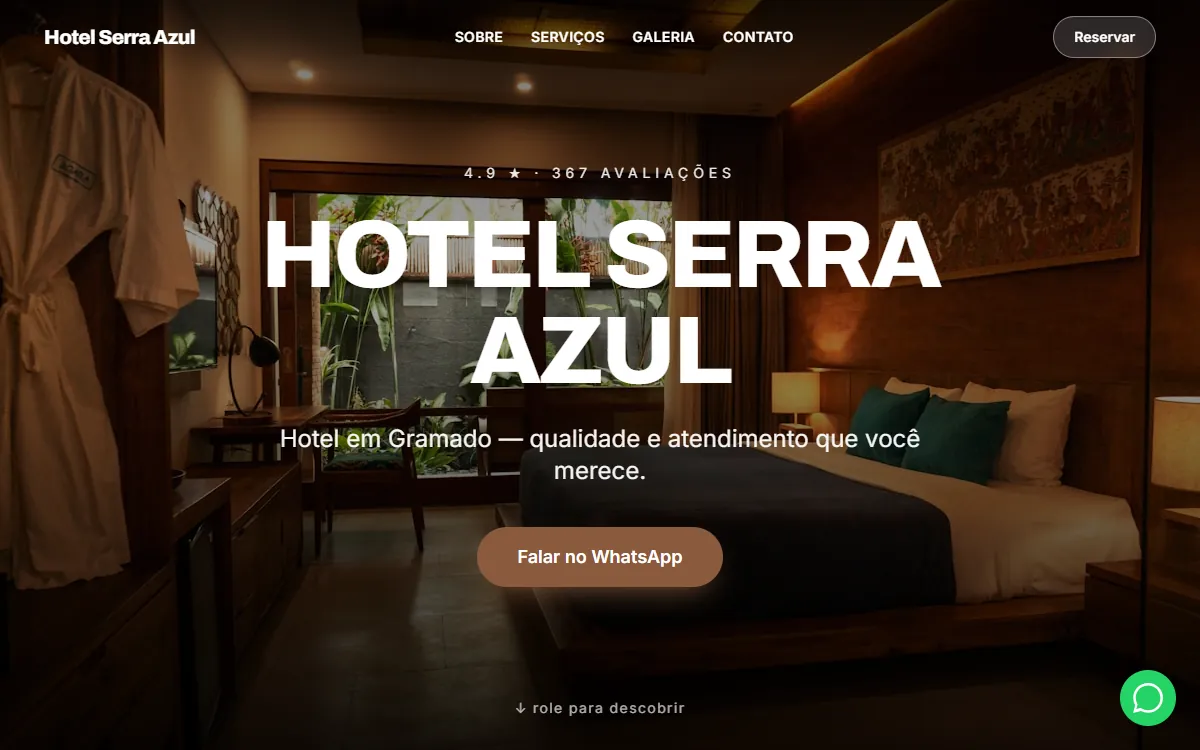 Site Hotel Serra Azul