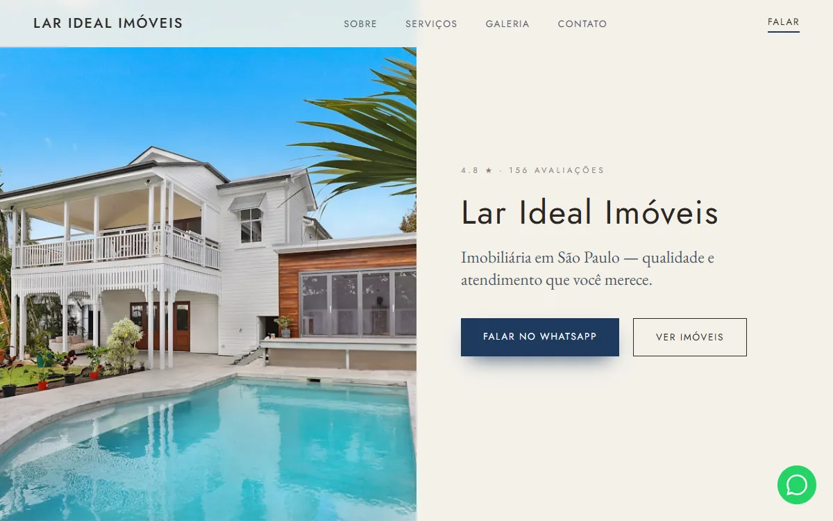 Site Lar Ideal Imóveis