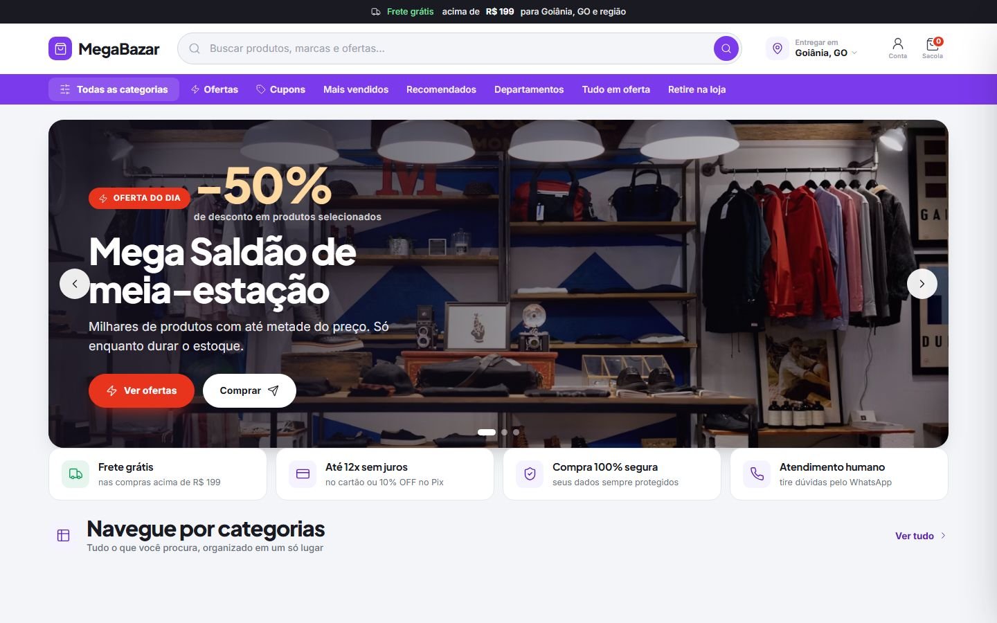 Site MegaBazar