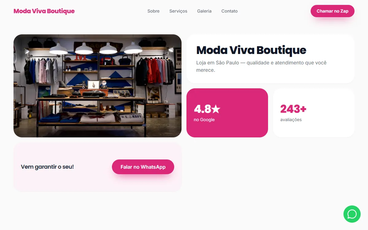 Site Moda Viva Boutique