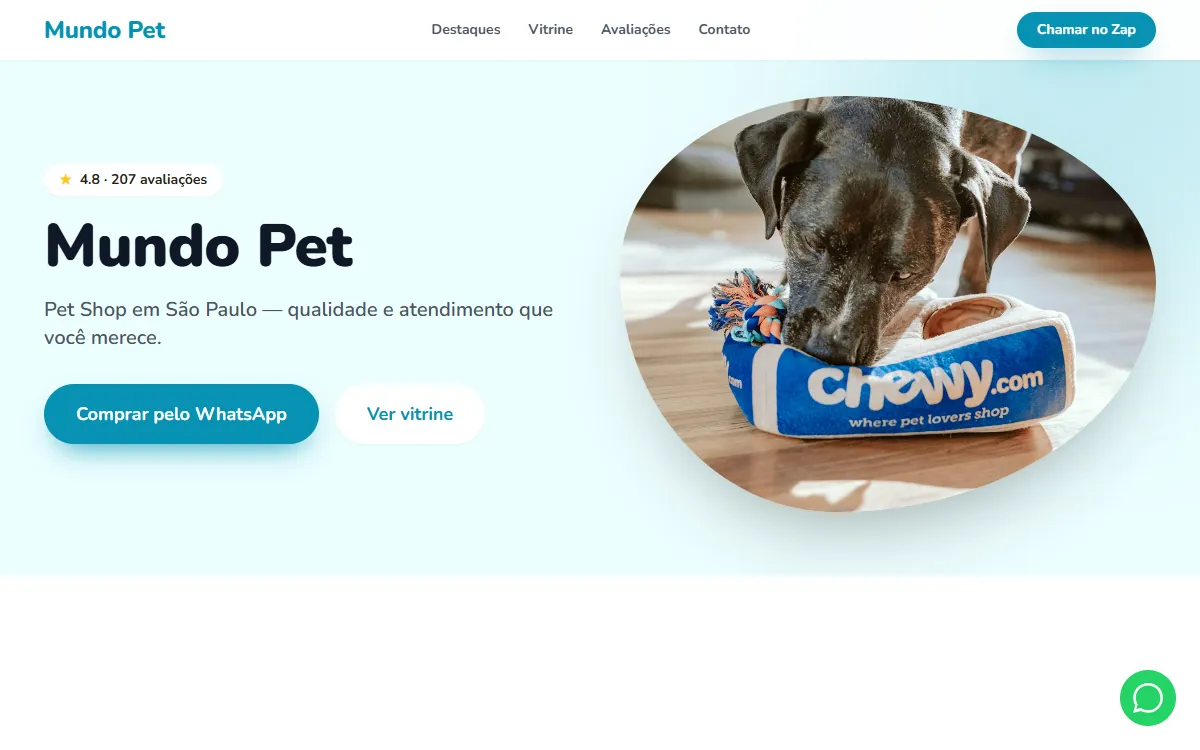 Site Mundo Pet