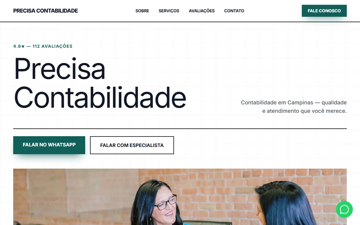 Site Precisa Contabilidade