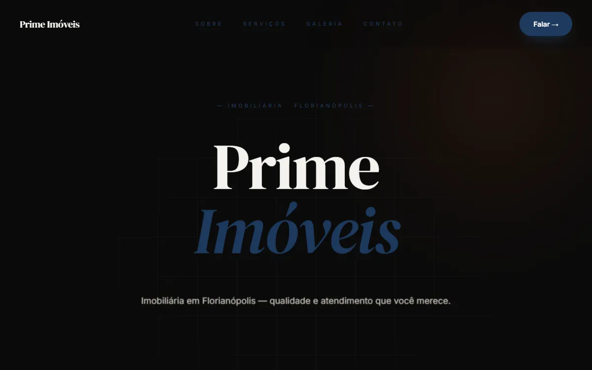 Site Prime Imóveis