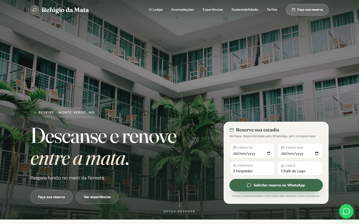 Site Refúgio da Mata