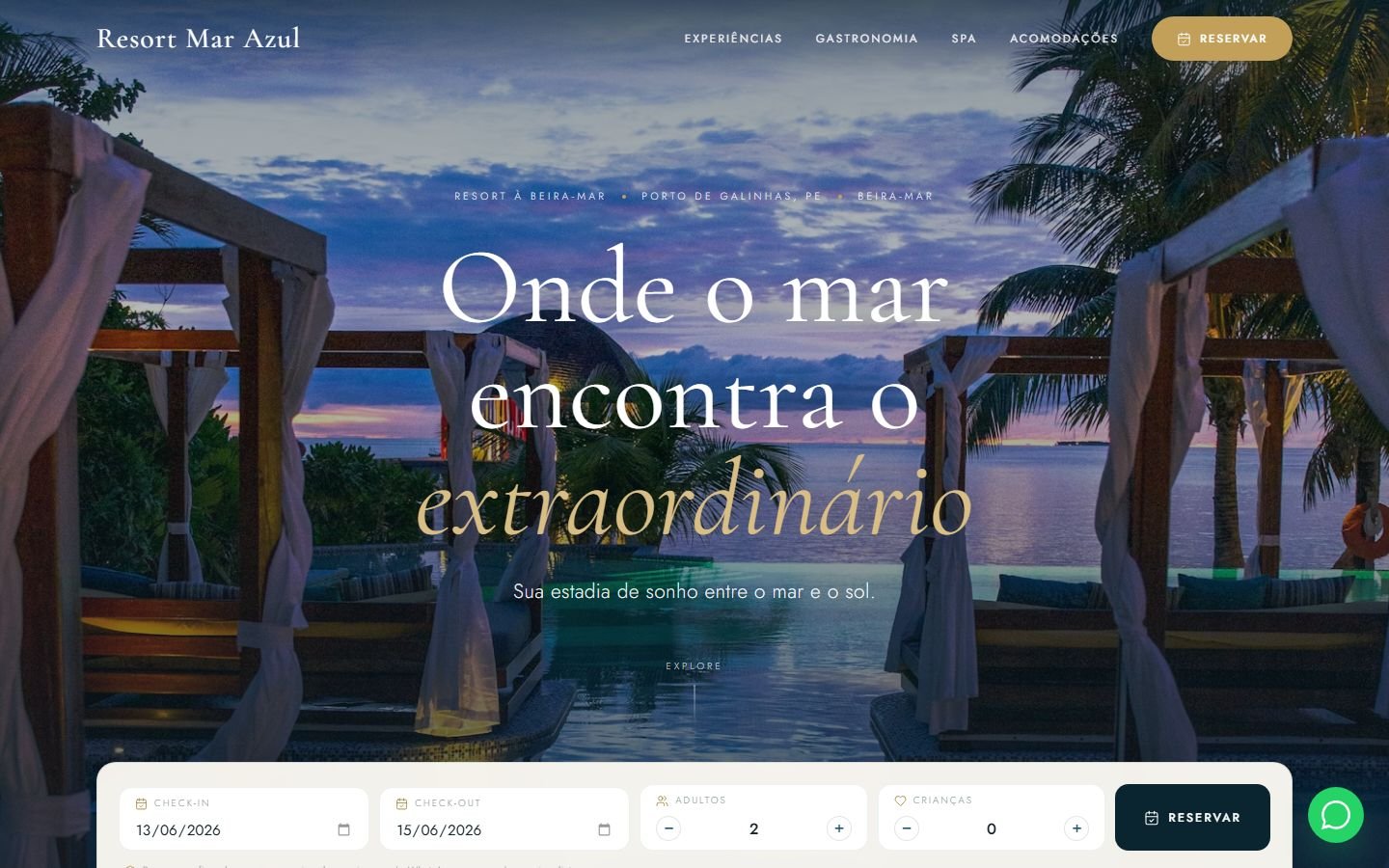 Site Resort Mar Azul